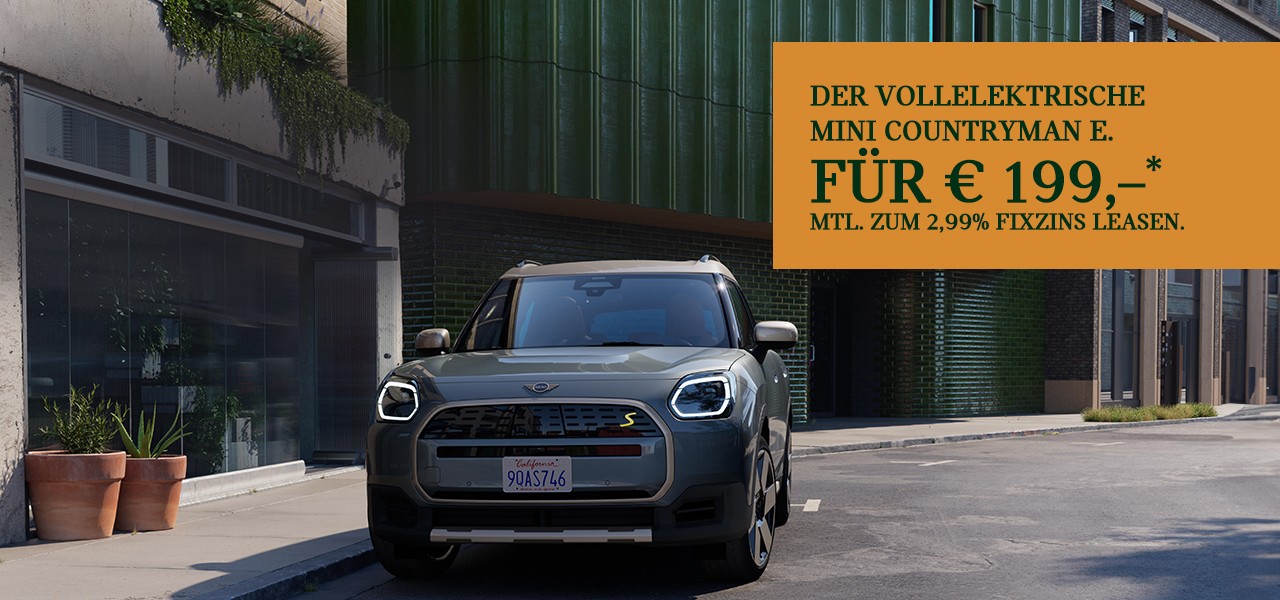 DER VOLLELEKTRISCHE MINI COUNTRYMAN E